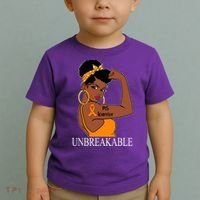 Ms Warrior Unbreakable Multiple Sclerosis Awareness Black Women Toddler T-Shirt thumb 2