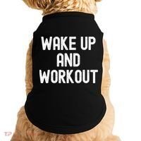 Men Wake Up And Workout Gift Doggie Tank thumb 0