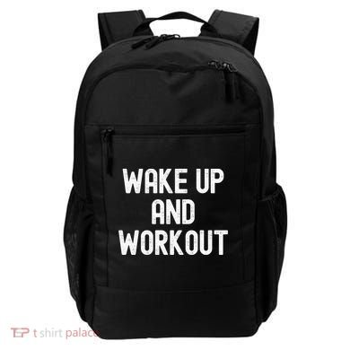 Men Wake Up And Workout Gift Backpack