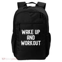 Men Wake Up And Workout Gift Backpack thumb 0