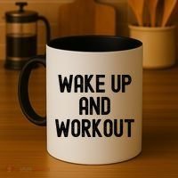 Men Wake Up And Workout Gift Coffee Mug thumb 4