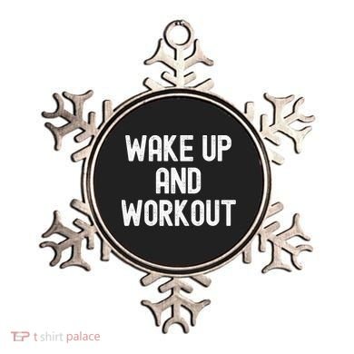 Men Wake Up And Workout Gift Ornament