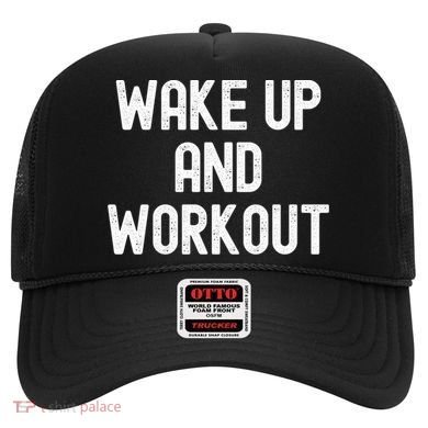 Men Wake Up And Workout Gift Hat