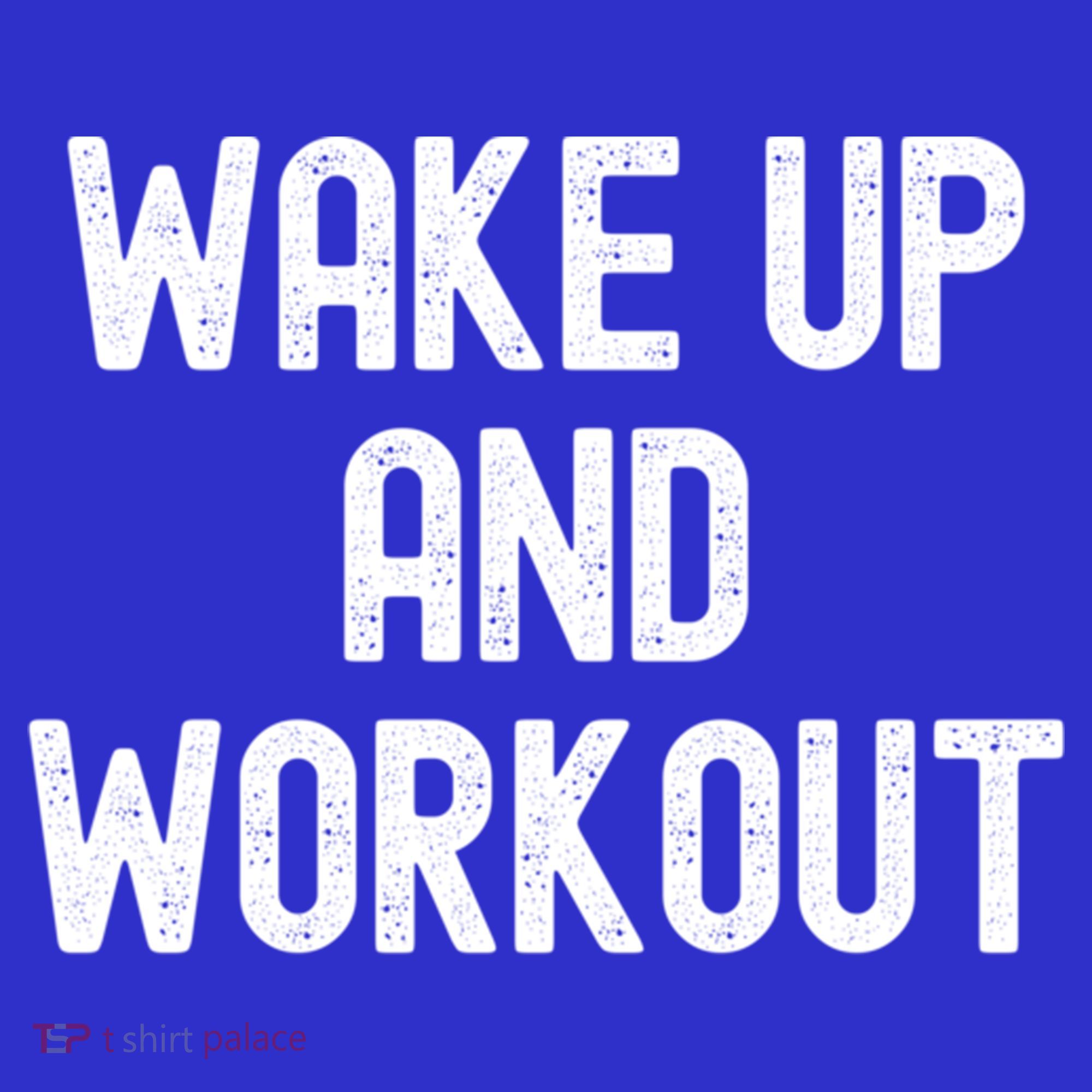 Men Wake Up And Workout Gift Coaster