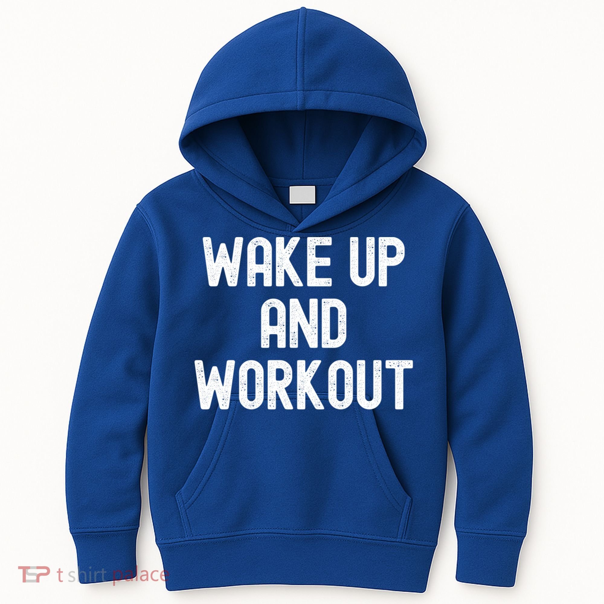 Men Wake Up And Workout Gift Kids Hoodie