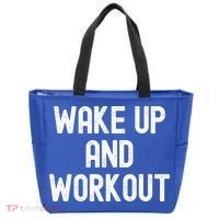 Men Wake Up And Workout Gift Tote Bag thumb 0