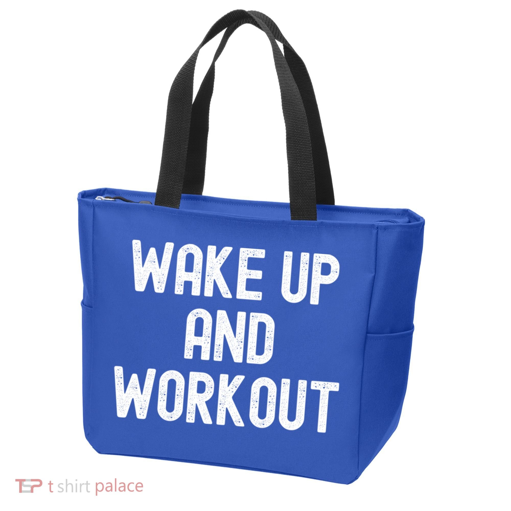 Men Wake Up And Workout Gift Tote Bag