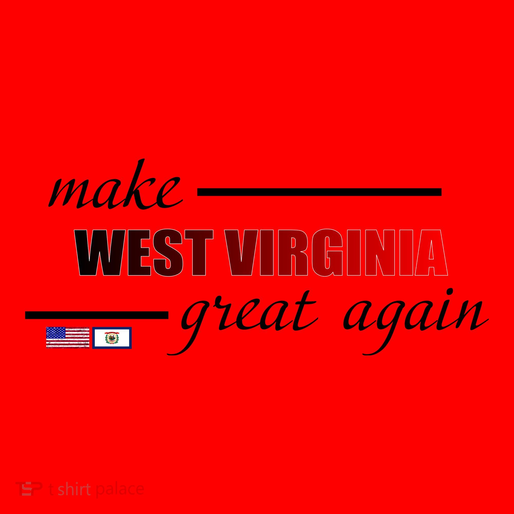 Make West Virginia Great Again Santa Hat