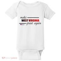 Make West Virginia Great Again Baby Bodysuit thumb 0