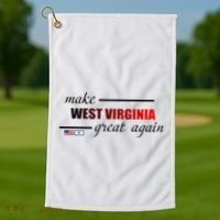 Make West Virginia Great Again Golf Towel thumb 1