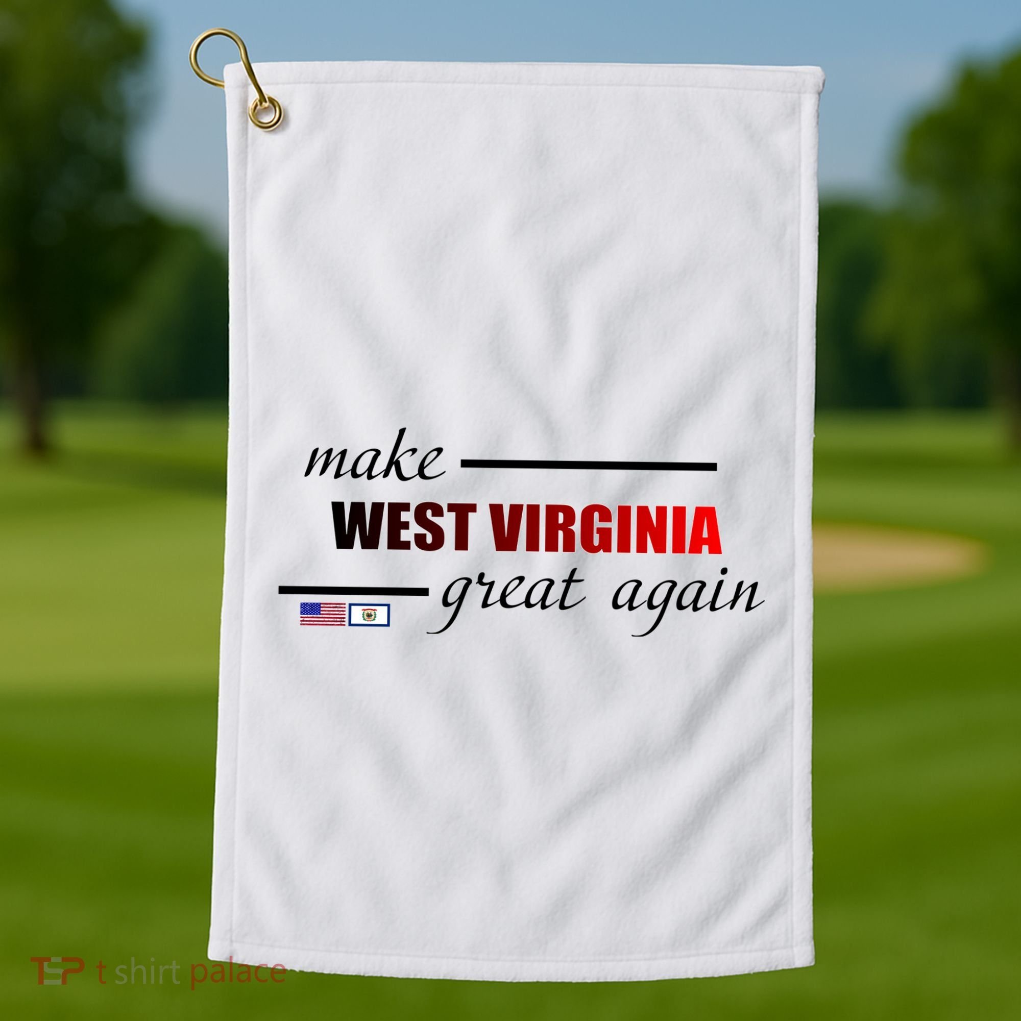 Make West Virginia Great Again Golf Towel