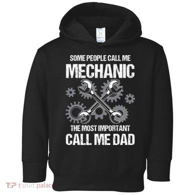 Mechanic Work Vintage Mechanic Tools Toddler Hoodie