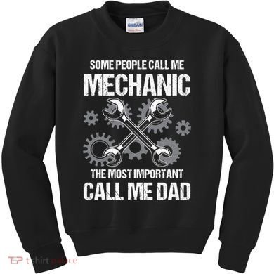 Mechanic Work Vintage Mechanic Tools Kids Sweatshirt