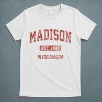 Madison Wisconsin Wi Vintage Athletic Sports T-Shirt thumb 5