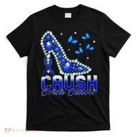 March We Wear Blue Crush Colon Cancer Awareness Month T-Shirt thumb 0
