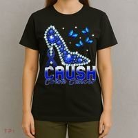 March We Wear Blue Crush Colon Cancer Awareness Month T-Shirt thumb 4