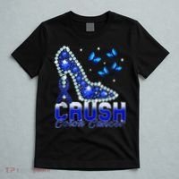 March We Wear Blue Crush Colon Cancer Awareness Month T-Shirt thumb 5