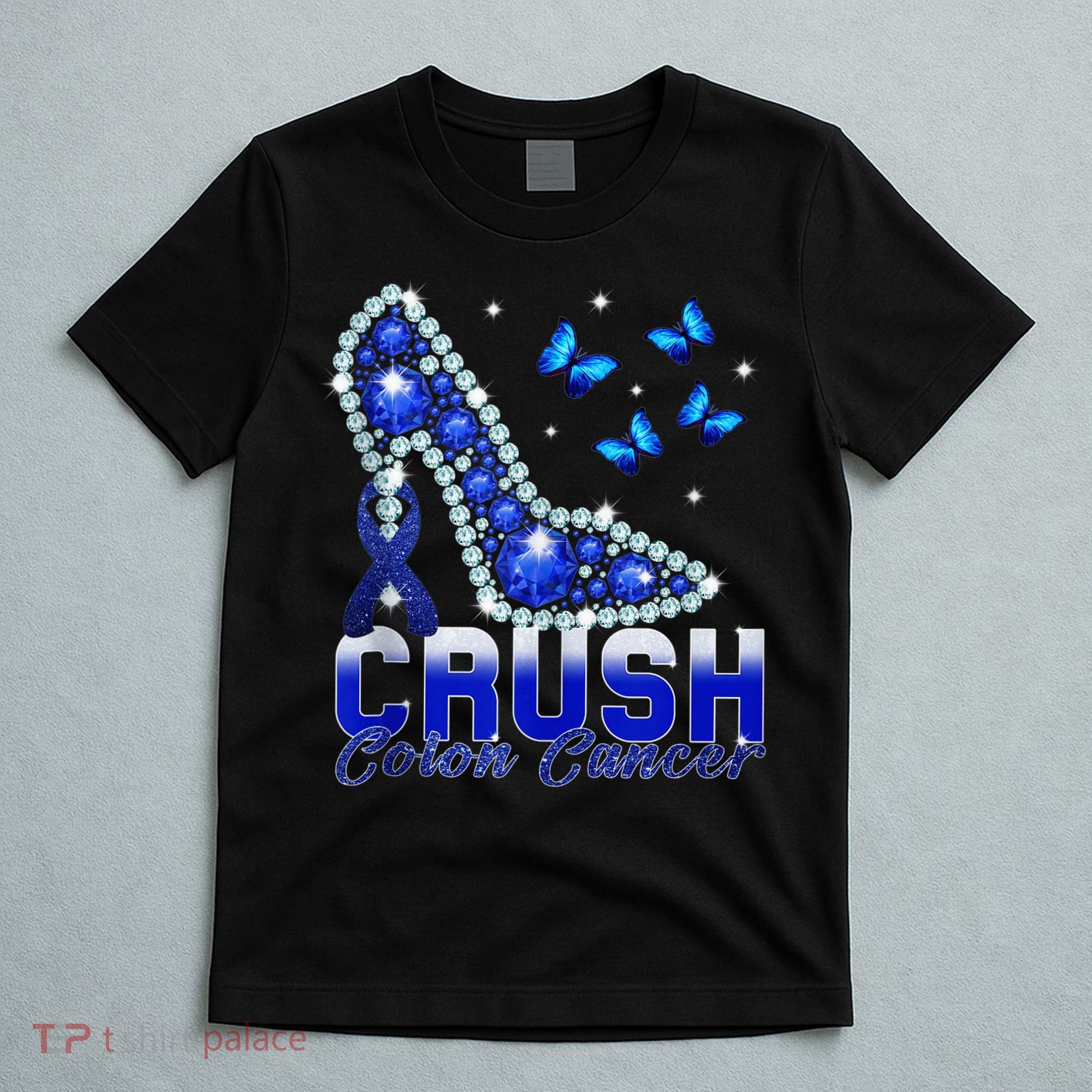March We Wear Blue Crush Colon Cancer Awareness Month T-Shirt
