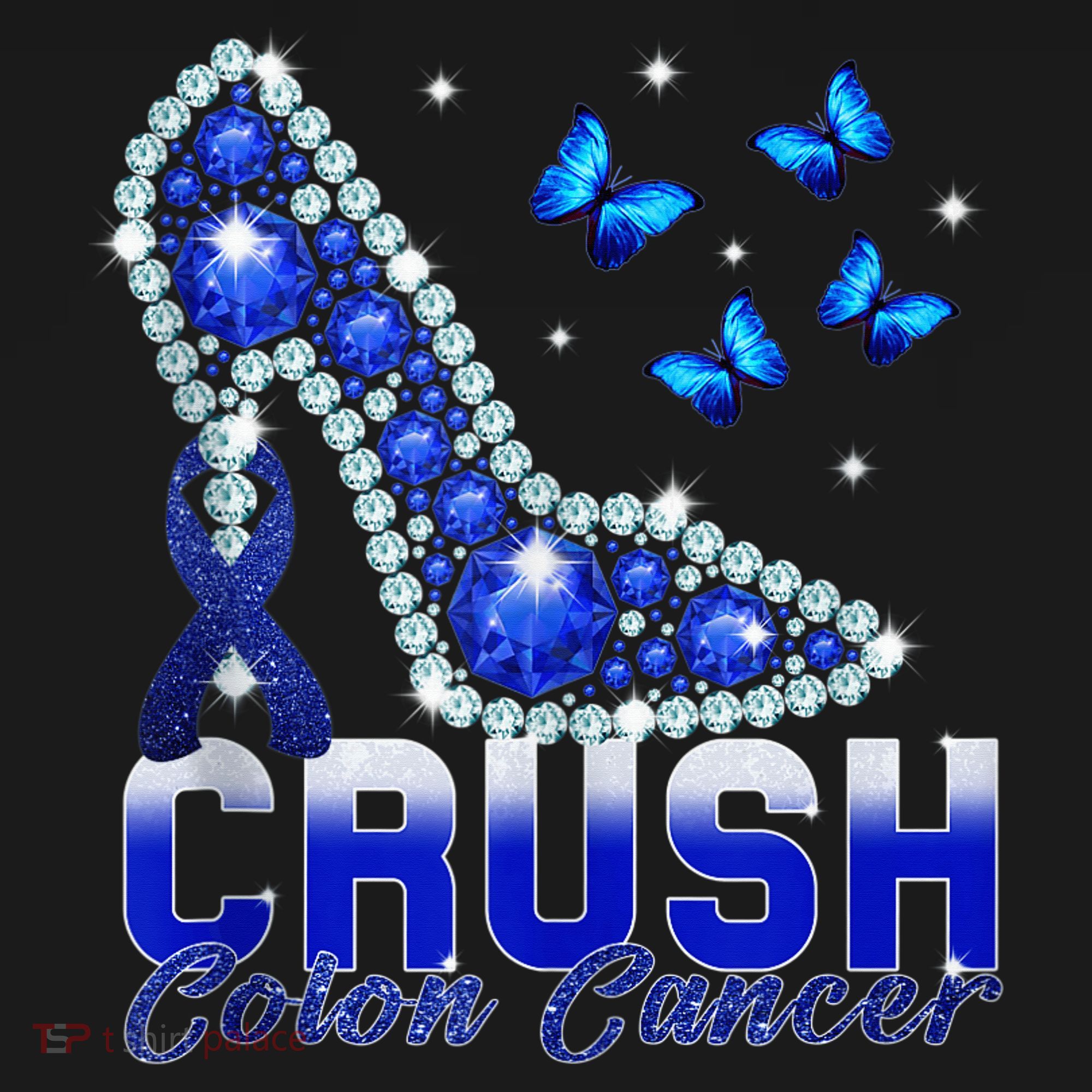 March We Wear Blue Crush Colon Cancer Awareness Month Women's Hoodie