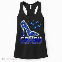 March We Wear Blue Crush Colon Cancer Awareness Month Women's Tank Top thumb 0