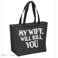My Wife Will Kill You Tote Bag thumb 2
