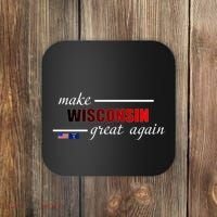 Make West Wisconsin Great Again Coaster thumb 0