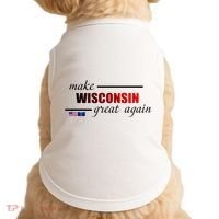 Make West Wisconsin Great Again Doggie Tank thumb 0