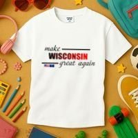 Make West Wisconsin Great Again Kids T-Shirt thumb 3