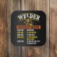 Metal Worker Welding MIG Welder Funny Welder Hourly Rate Coaster thumb 0