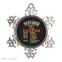 Metal Worker Welding MIG Welder Funny Welder Hourly Rate Ornament thumb 0