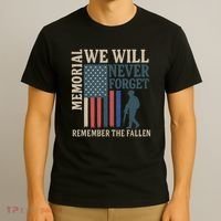 Memorial We Will Never Forget T-Shirt thumb 3