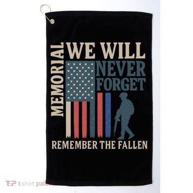Memorial We Will Never Forget Golf Towel