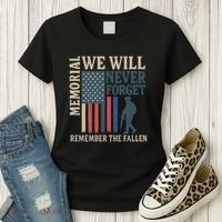Memorial We Will Never Forget Women's T-Shirt thumb 3