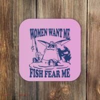 Mamono World Women Want Me Fish Fear Me Coaster thumb 0
