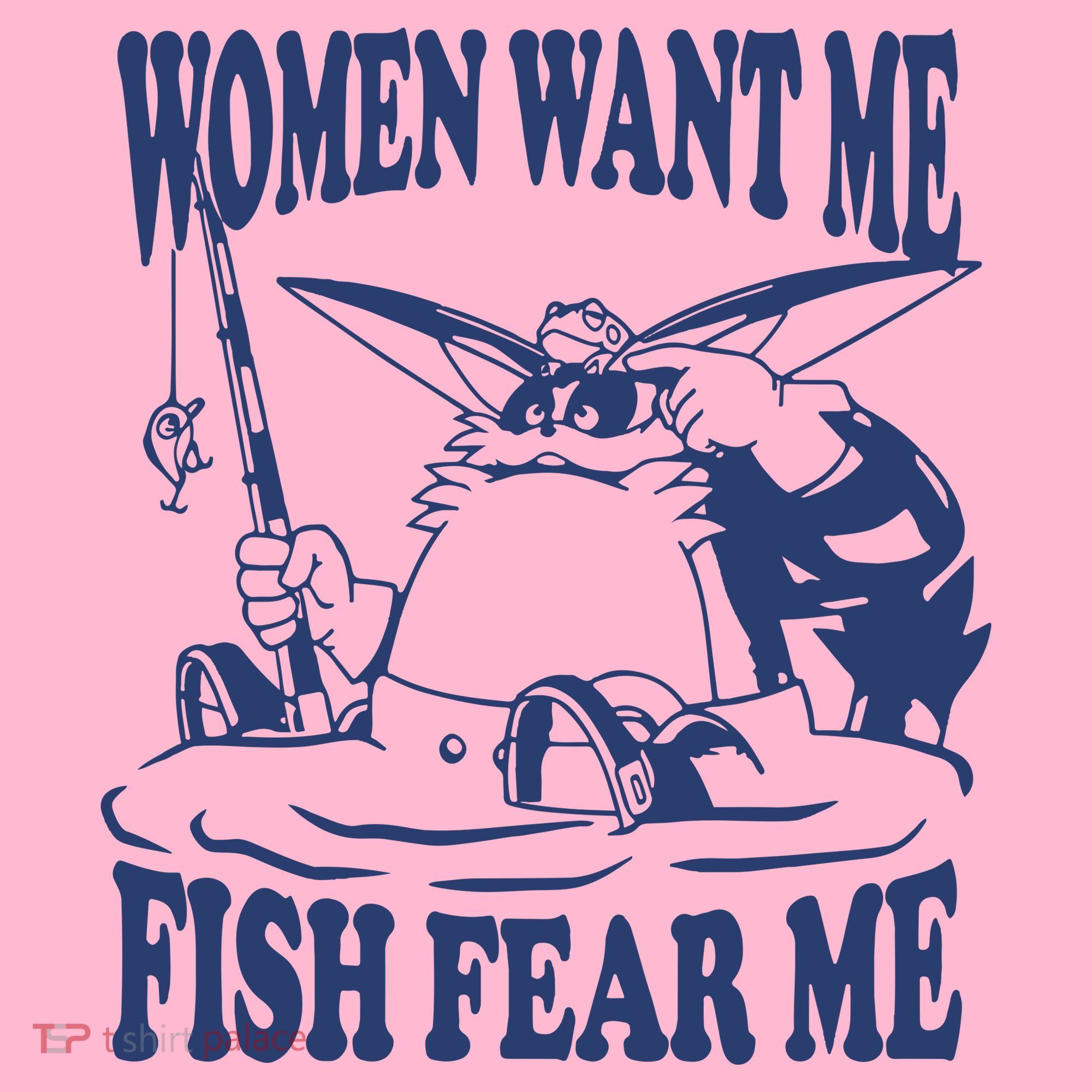 Mamono World Women Want Me Fish Fear Me Coaster