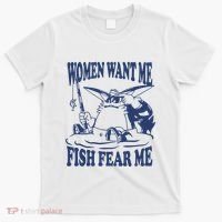 Mamono World Women Want Me Fish Fear Me T-Shirt thumb 0