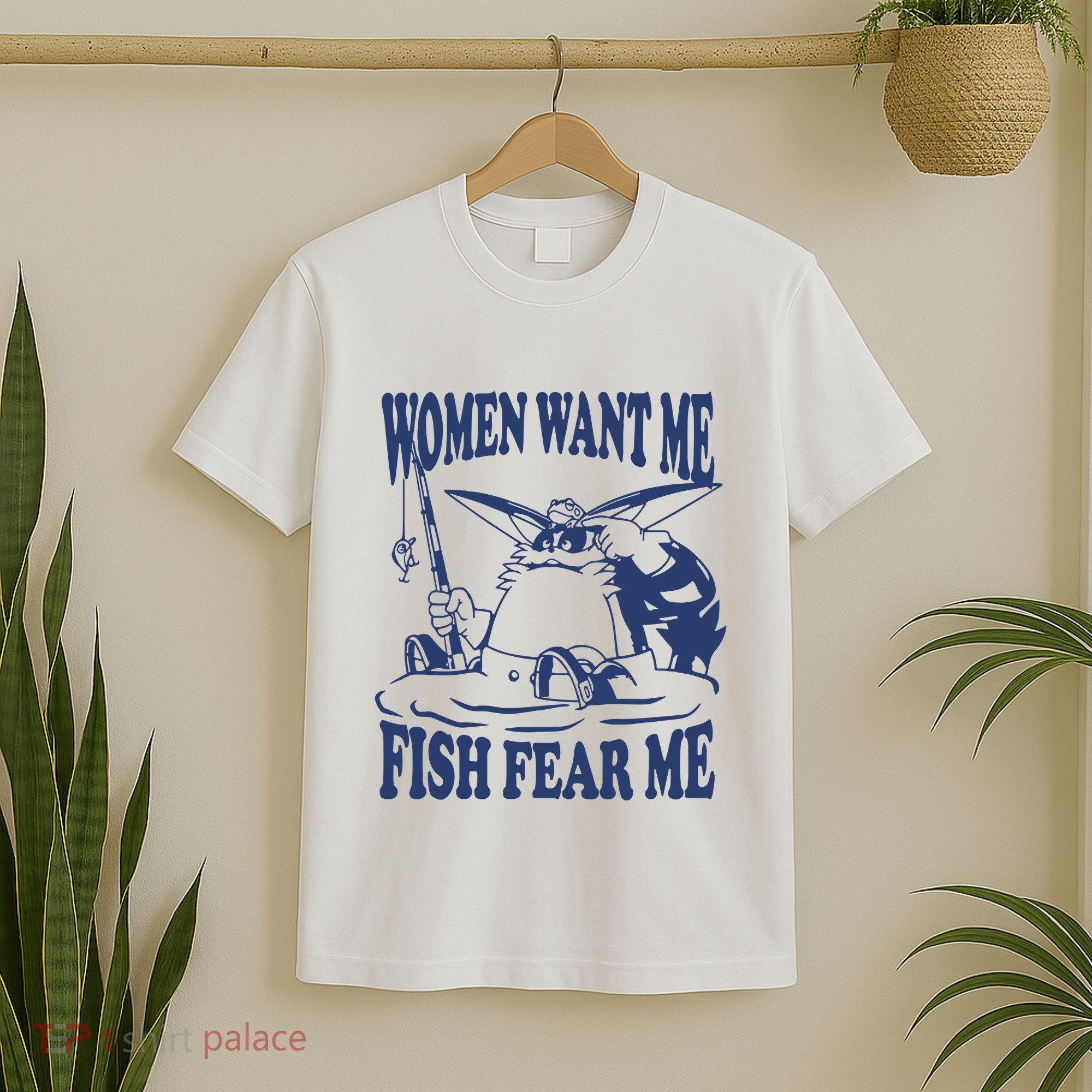 Mamono World Women Want Me Fish Fear Me T-Shirt