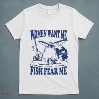 Mamono World Women Want Me Fish Fear Me T-Shirt thumb 5