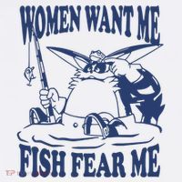 Mamono World Women Want Me Fish Fear Me T-Shirt thumb 7
