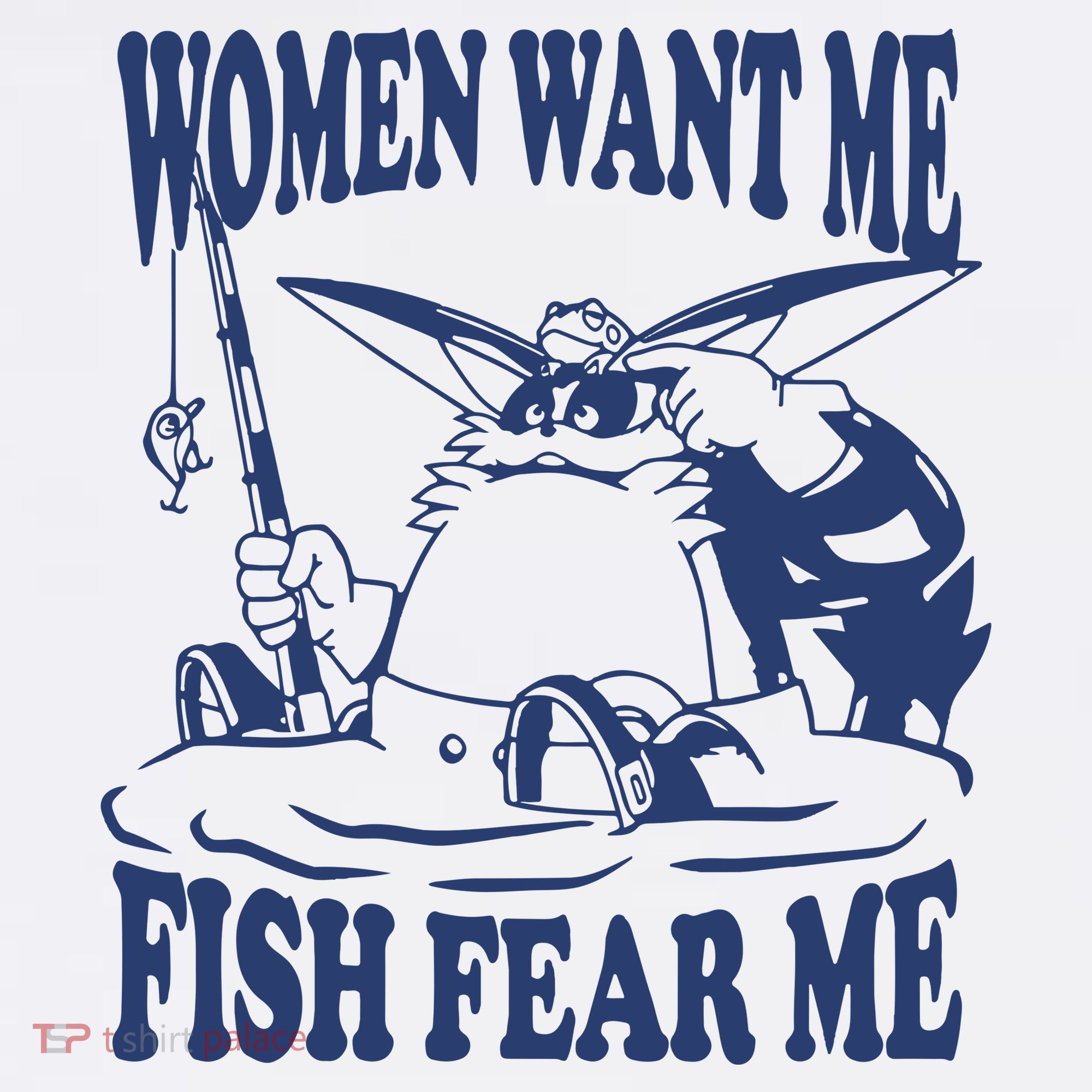 Mamono World Women Want Me Fish Fear Me T-Shirt