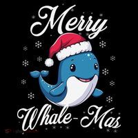 Merry Whalemas Whale With Santa Hat Orcas Christmas Puns Coffee Mug thumb 5