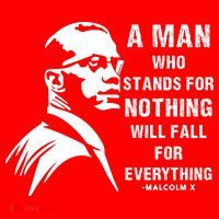 Malcolm X A Man Who Stands For Nothing Will Fall For Black History Month Santa Hat thumb 1