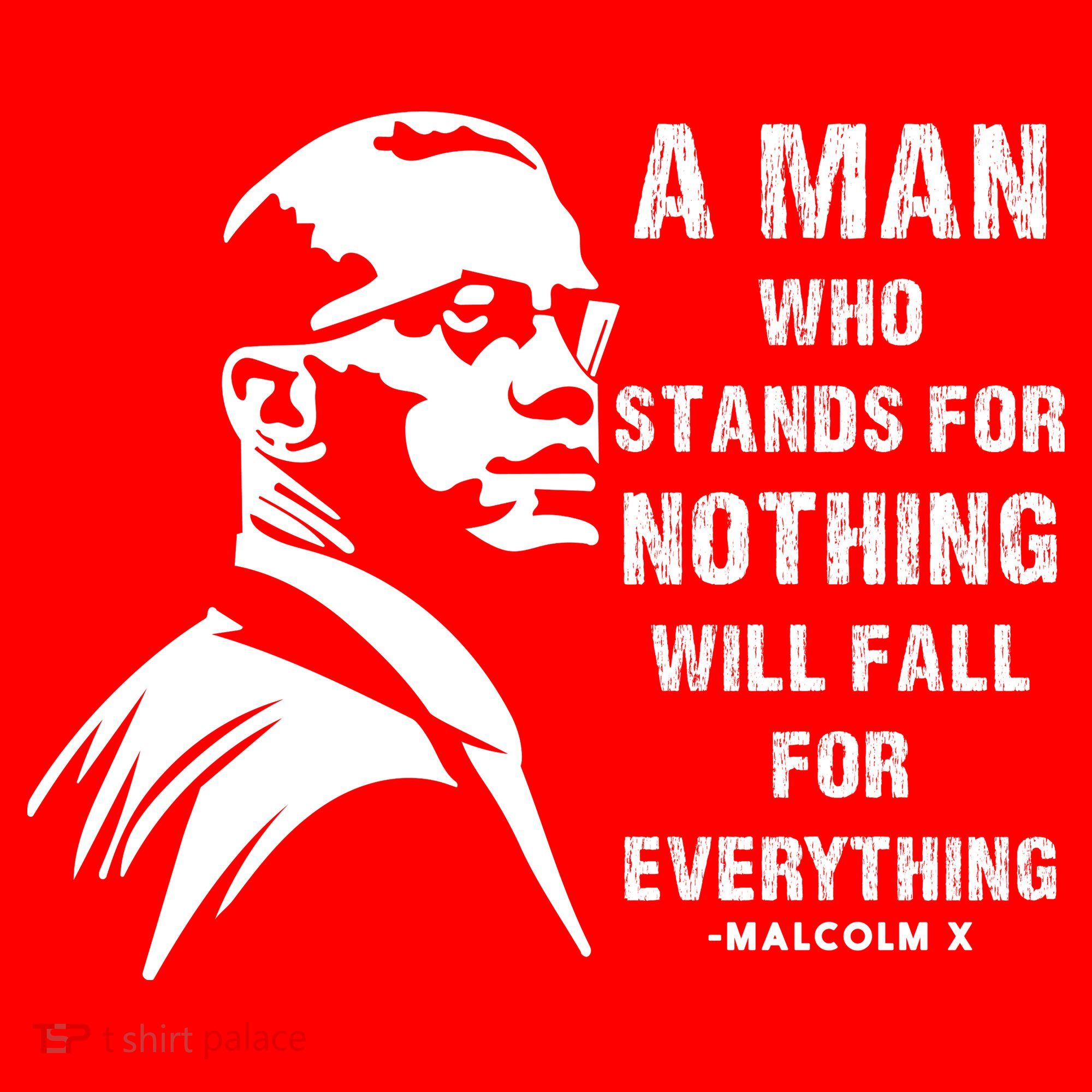 Malcolm X A Man Who Stands For Nothing Will Fall For Black History Month Santa Hat