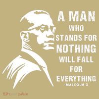 Malcolm X A Man Who Stands For Nothing Will Fall For Black History Month Mousepad thumb 1
