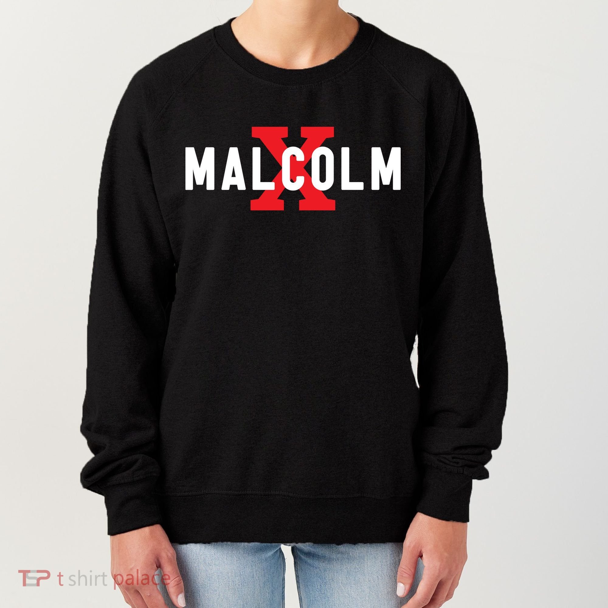 Malcolm X Black History Women's Sweatshirt