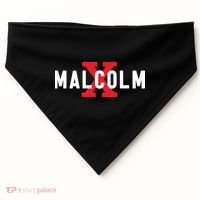 Malcolm X Black History USA-Made Doggie Bandana thumb 0
