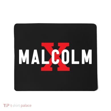 Malcolm X Black History Mousepad