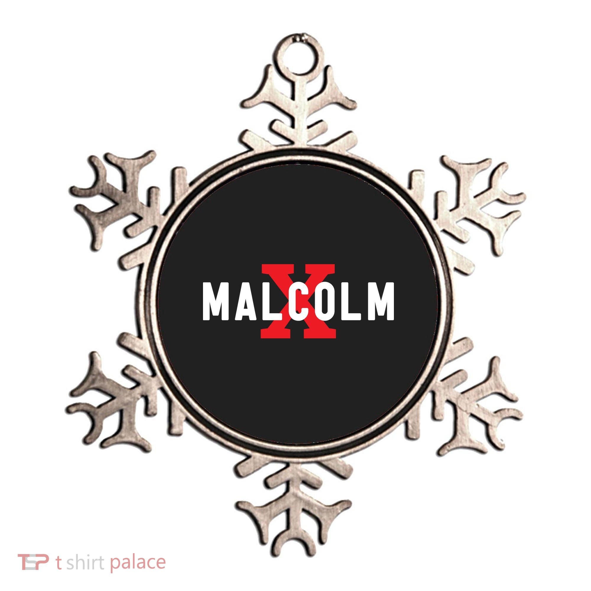 Malcolm X Black History Ornament