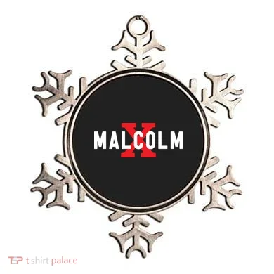 Malcolm X Black History Ornament