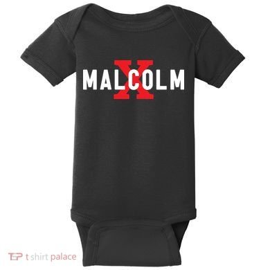 Malcolm X Black History Baby Bodysuit